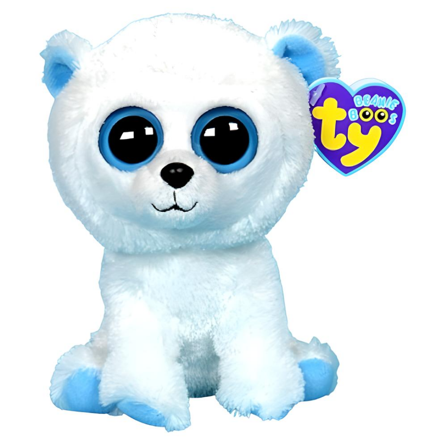 Unipink Beanie Boos Tundra - Polar Bear (3rd Generation)
